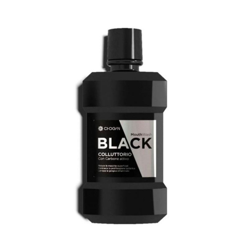 BAIN DE BOUCHE BLACK AU CHARBON ACTIF 250 ml  BLK04|LUXE PARFUMÉ